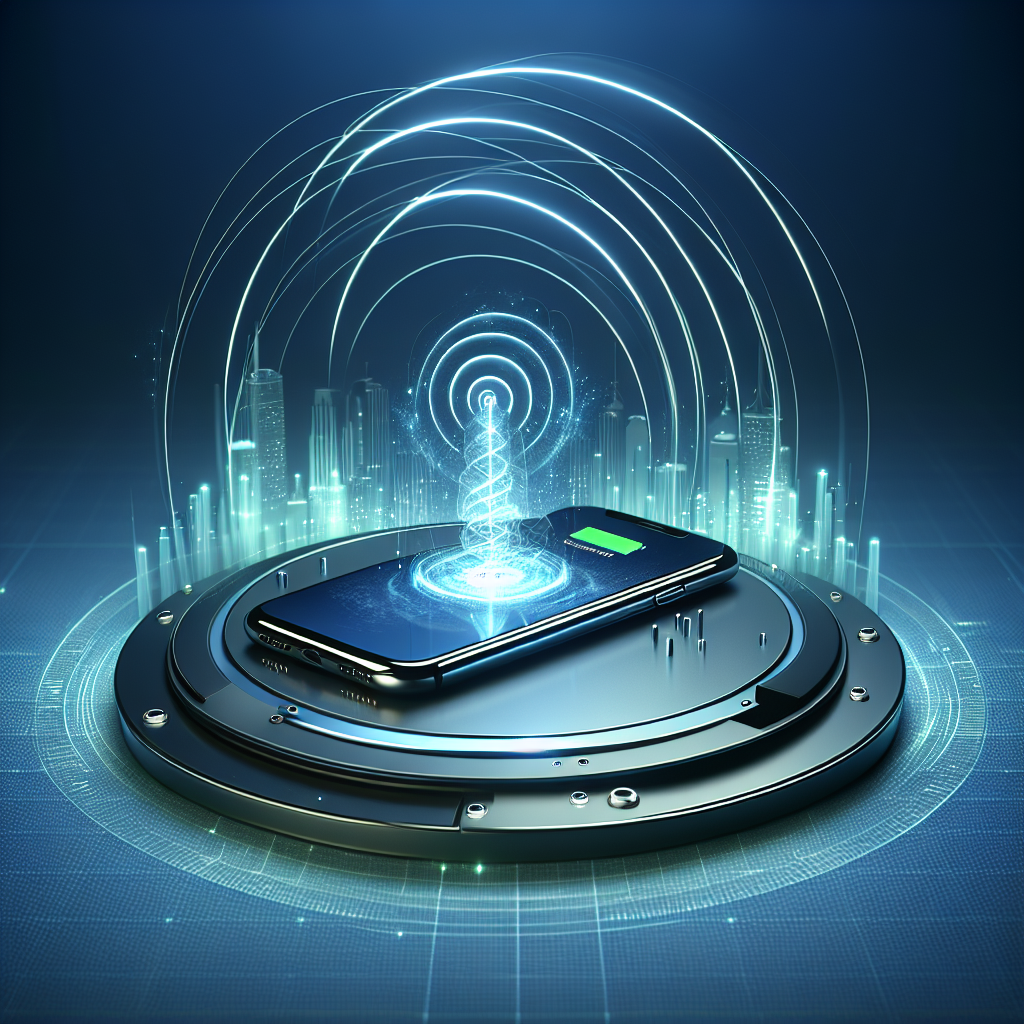 "Diagram illustrating Qi2 technology, showcasing its enhanced wireless charging capabilities for smartphones and devices in the article 'Understanding Qi2: The Next Generation of Wireless Charging Standards.'"